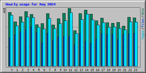 Hourly usage for May 2024